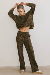 Tessa Leopard Sweatpants - Final Sale