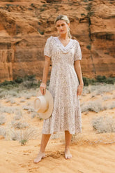 Paizley Printed Midi Dress