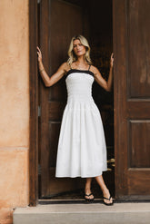 Mim Smocked Midi Dress