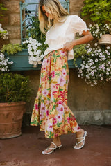 Cecily Floral Skirt - Final Sale