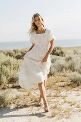 Fool For You Midi Dress in Cream