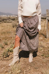 Mara Tiered Midi Skirt