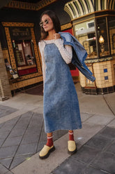 Marisol Denim Midi Dress - FINAL SALE
