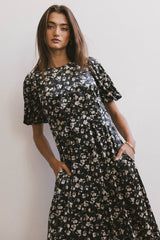 Serena Velvet Midi Dress - Final Sale