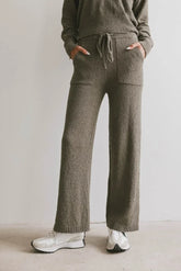 Breck Knit Pants in Olive
