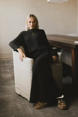 Charlotte Knit Sweater in Black