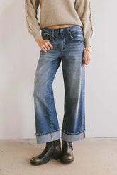 Lacie Cropped Wide Leg Jeans - FINAL SALE