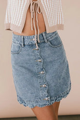 Kalista Denim Mini Skirt