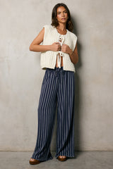 Brea Knit Vest In Cream - Final Sale