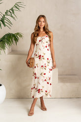 Faith Floral Midi Dress
