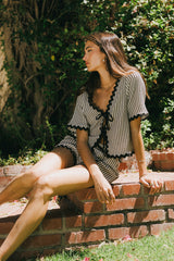 Estella Scalloped Shorts - Final Sale