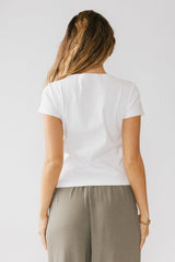 Martha Boatneck Top In Ivory - Final Sale