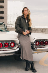 Nellie Plaid Maxi Skirt