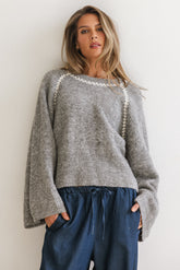 Maddy Ric Rac Knit Sweater