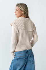 Beth Knit Jacket In Blush - Final Sale