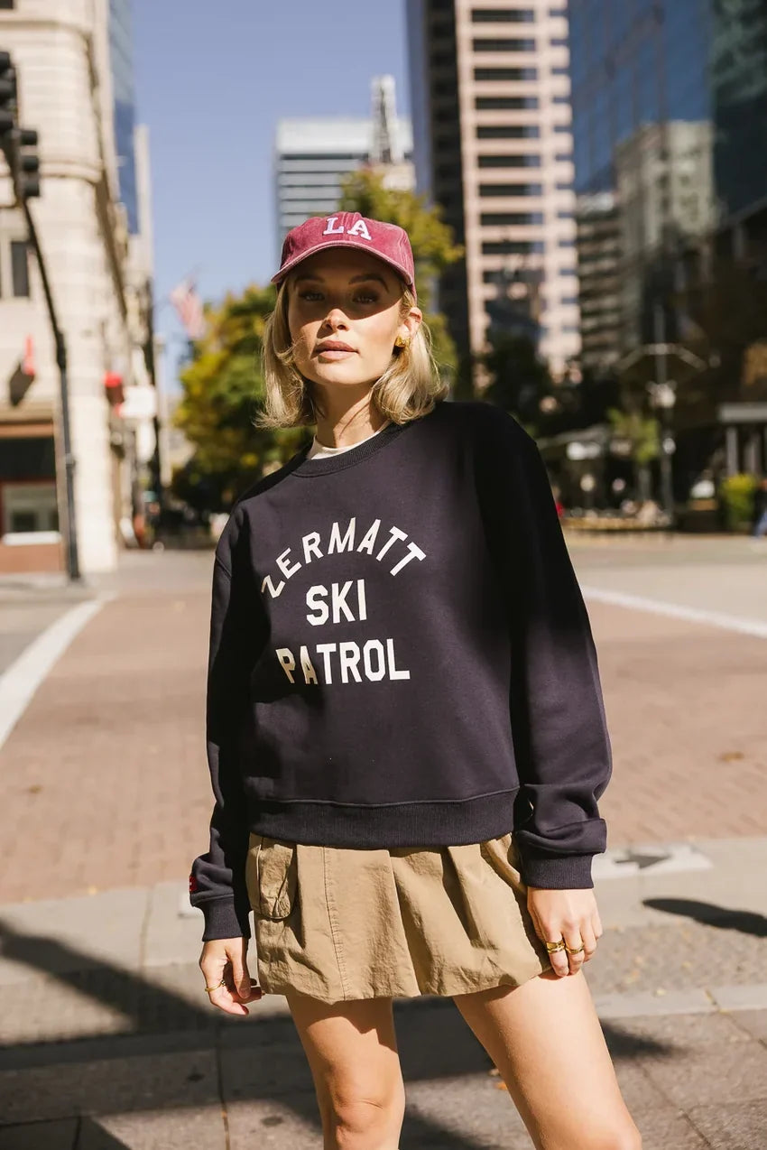 Zermatt Ski Patrol Graphic Sweatshirt - Final Sale