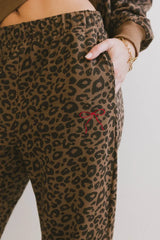 Tessa Leopard Sweatpants - Final Sale