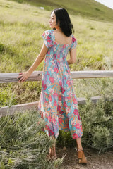 Skipper Tropical Midi Dress