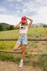 Kambria High Rise Denim Shorts - Final Sale