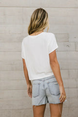 Aggie Tee in Ivory