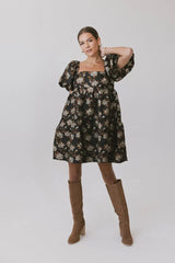 Moore Floral Babydoll Dress - Final Sale