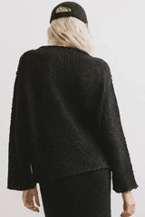 Charlotte Knit Sweater in Black