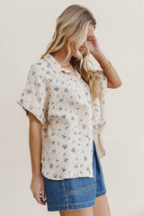 Nicoline Floral Button Up - Final Sale
