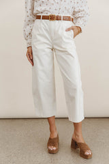 Sephrina Barrel Pants in Ecru - FINAL SALE