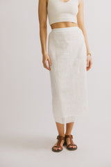 Millie Embroidered Midi Skirt - FINAL SALE