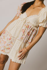 Devin Contrast Mini Dress