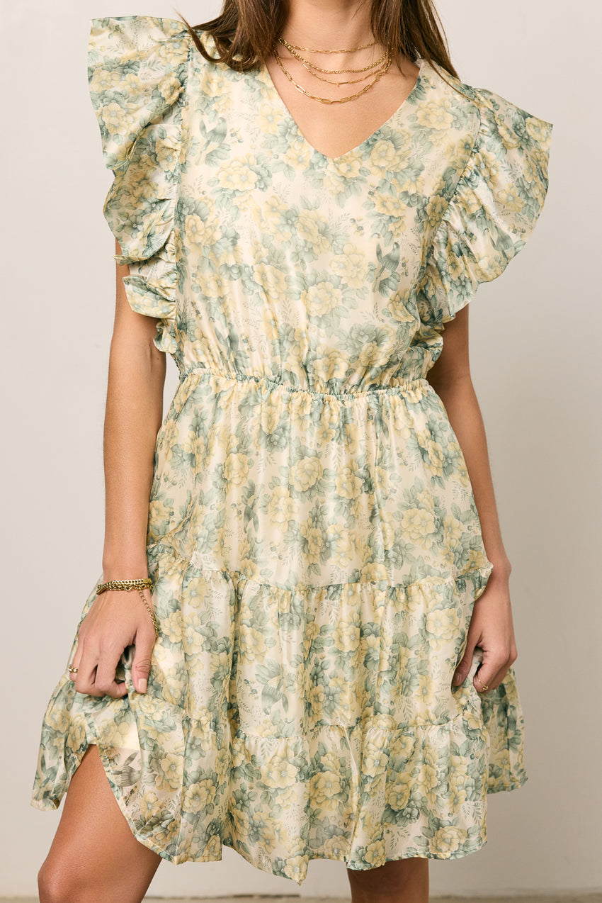 Katrina Ruffled Mini Dress - Final Sale