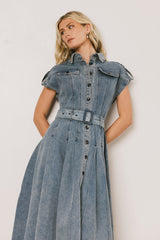 Walter Denim Midi Dress