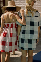 Alba Mini Dress in Red