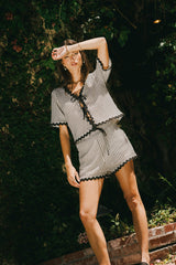 Estella Scalloped Shorts - Final Sale