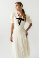 Maren Collared Midi Dress