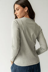 Makayla Shirt in Grey