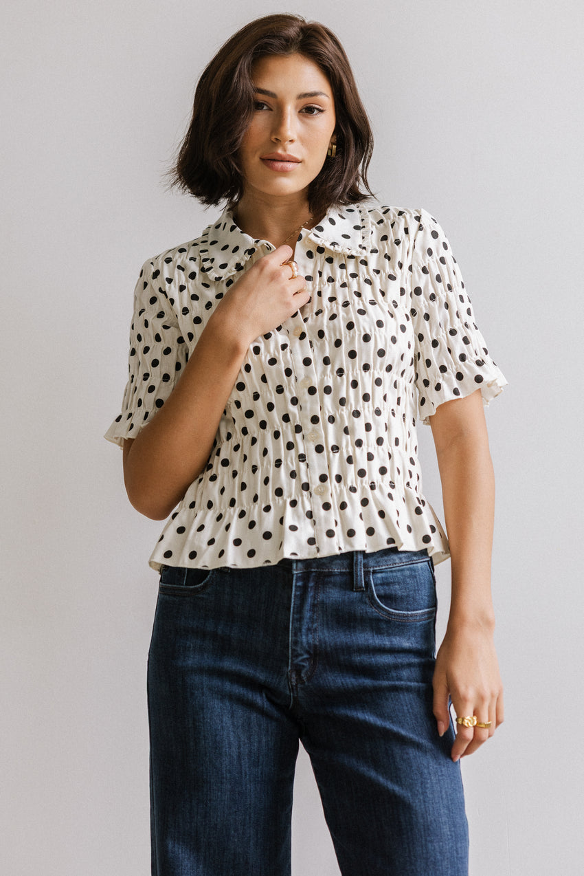 Rony Polka Dot Blouse - Final Sale