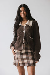 Brody Contrast Cardigan - Final Sale