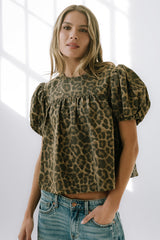 Trixie Leopard Blouse