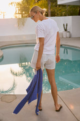 Jeremy Striped Skort In Blue - Final Sale