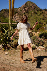 Mei Smocked Mini Dress - Final Sale